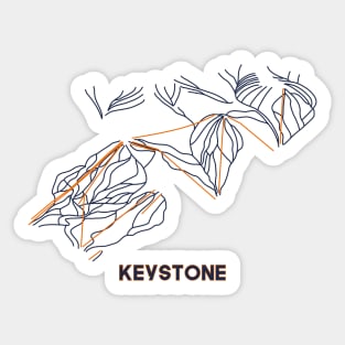 Keystone Trail Map Sticker